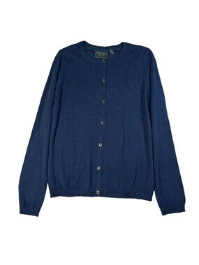 Stormtech Women’s Cardigan Navy Knit Sweater Lightweight Corporate Casual Large
